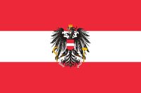 Flagge Österreich, Dienstflagge  58x38mm